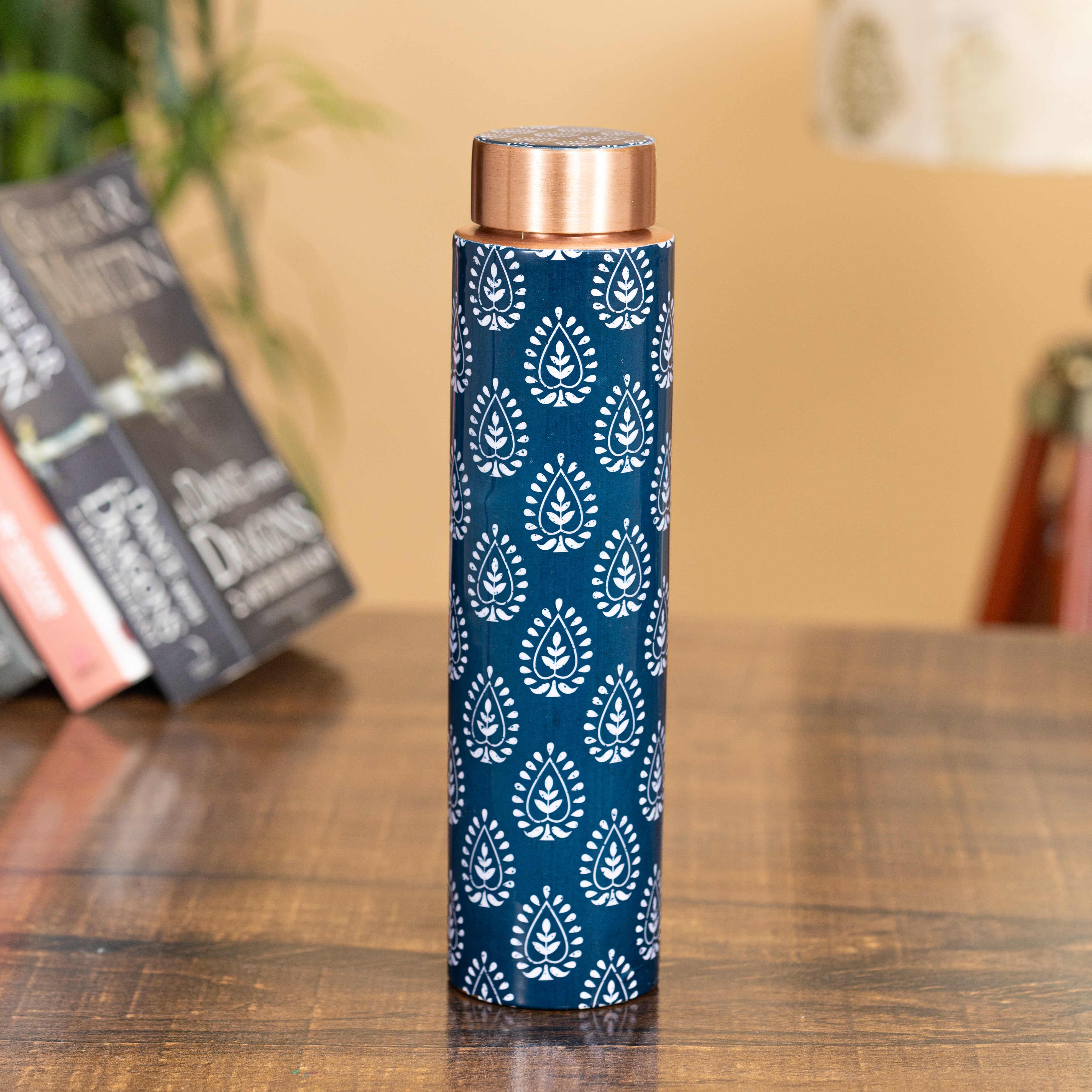 Ajrakh Copper Bottle